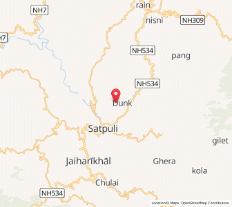 Map of Siraun, Uttarakhand