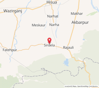 Map of Sirdala, Bihar
