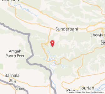 Map of Siriala, Kashmir
