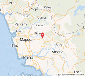 Map of Sirigao, Goa