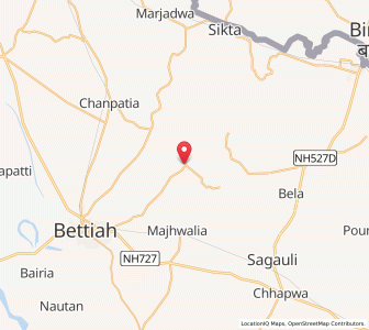 Map of Siriswa, Bihar
