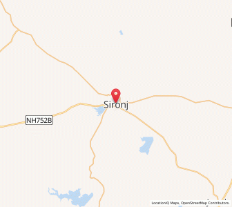 Map of Sironj, Madhya Pradesh