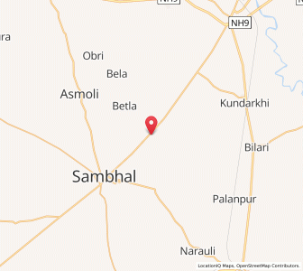 Map of Sirsi, Uttar Pradesh