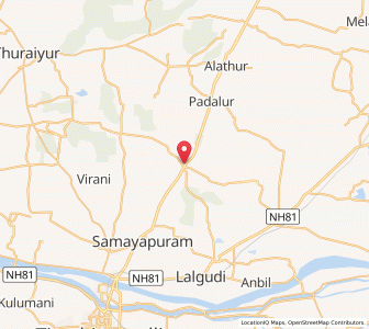 Map of Siruganur, Tamil Nadu