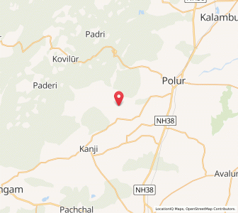 Map of Siruvallur, Tamil Nadu