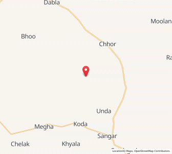 Map of Sirwa, Rajasthan