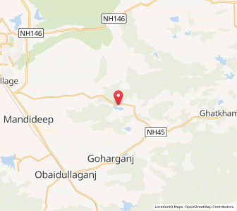 Map of Sirwara, Madhya Pradesh