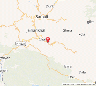 Map of Sisaldi, Uttarakhand