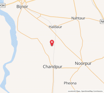 Map of Sisauna, Uttar Pradesh