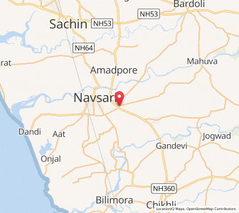 Map of Sisodra, Gujarat