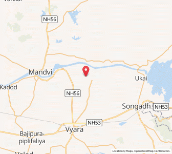 Map of Sisor, Gujarat