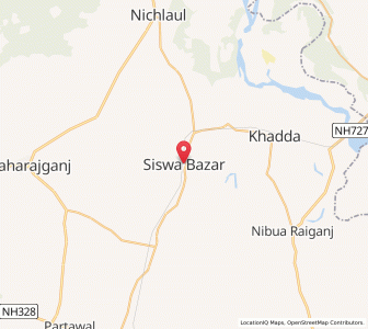 Map of Siswa Bazar, Uttar Pradesh
