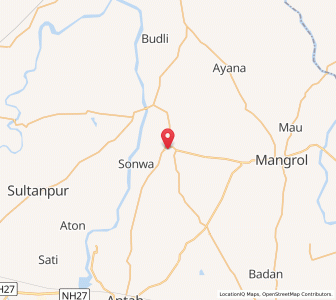 Map of Siswali, Rajasthan