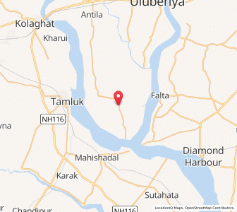 Map of Sitalpur, West Bengal