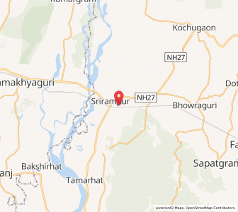 Map of Sitangtola, Assam