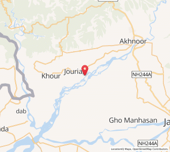 Map of Sitriol, Kashmir