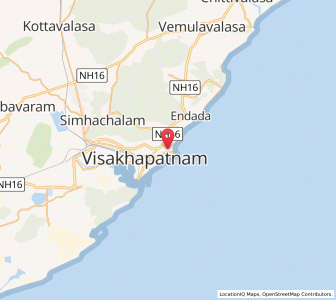 Map of Sivajipalem, Andhra Pradesh