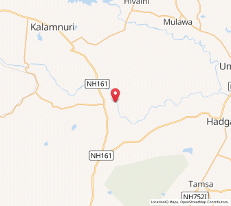 Map of Siwala, Maharashtra