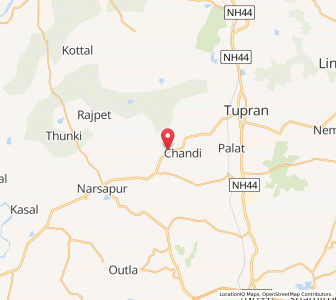 Map of Siwampet, Andhra Pradesh