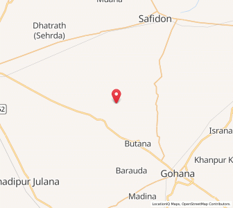 Map of Siwana Mal, Haryana