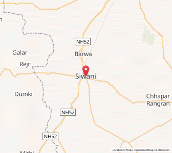 Map of Siwani, Haryana