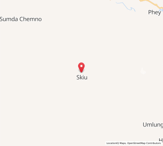 Map of Skio, Kashmir