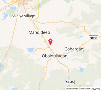 Map of Sobhapur Bazyaft, Madhya Pradesh