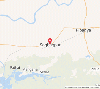 Map of Sohagpur, Madhya Pradesh