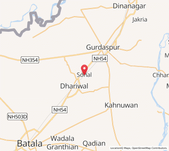 Map of Sohal, Punjab