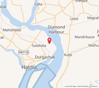 Map of Solap, West Bengal
