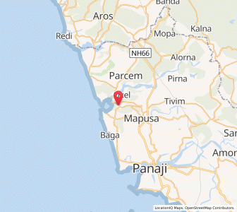 Map of Solim, Goa