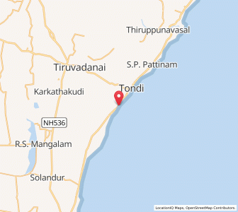 Map of Soliyakkudi, Tamil Nadu