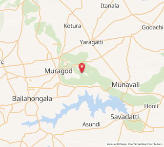 Map of Somapur, Karnataka