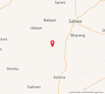 Map of Somsisar, Rajasthan
