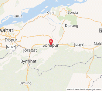 Map of Sonapur, Assam