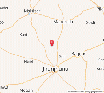 Map of Sonasar, Rajasthan