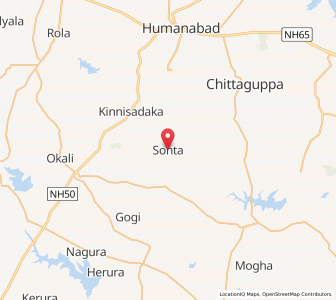 Map of Sonath, Karnataka