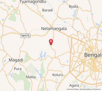 Map of Sondekoppa, Karnataka