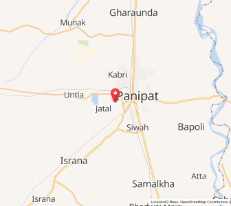 Map of Sondhapur, Haryana
