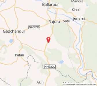 Map of Sondo, Maharashtra