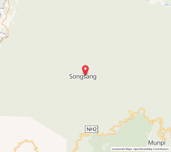 Map of Songsang, Manipur