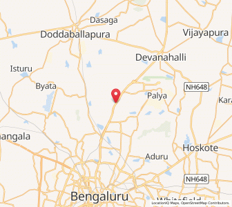 Map of Sonnapanahalli, Karnataka