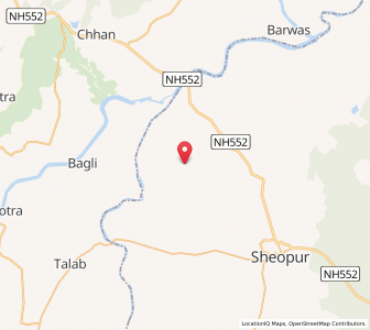 Map of Sonthwa, Rajasthan