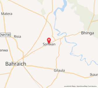 Map of Sonwan, Uttar Pradesh