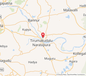 Map of Sosale, Karnataka