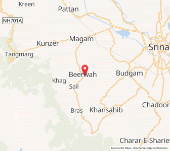 Map of Sotipura, Kashmir