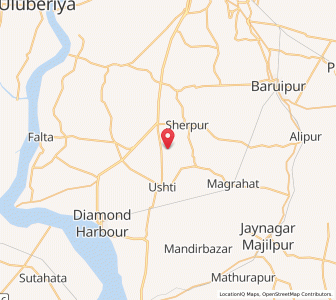 Map of Srichandia, West Bengal