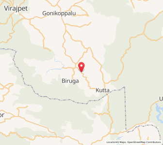 Map of Srimangala, Karnataka