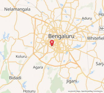 Map of Srinivasa Nagar, Karnataka