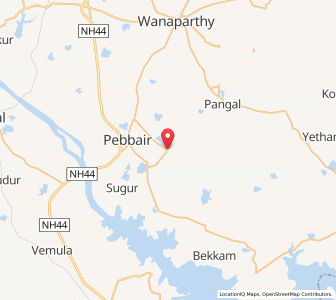 Map of Srirangapur, Andhra Pradesh